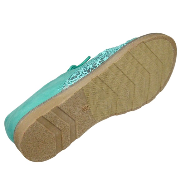 Women Closed Toe Shoes Embroidered Flower NORMA23 - Picture 6 of 8